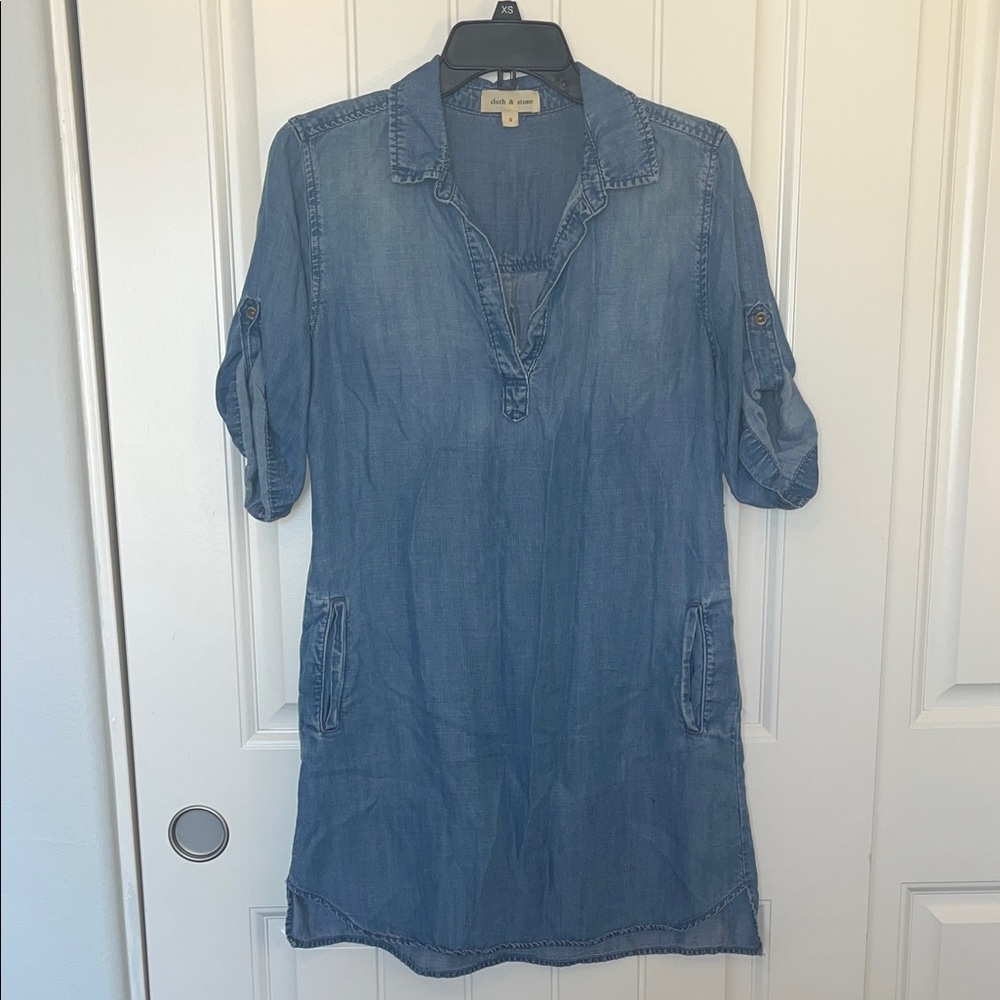 Cloth & Stone Denim Blue Tunic